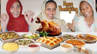 Tribal Women Try American Thanksgiving Dinner For The First Time