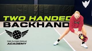 Complete Guide to the Two Handed Backhand Dink in Pickleball: Pro Tips + Drills to Raise Your Game!