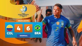 SEMIFINAL: COLOMBIA 4-6 BRASIL | Highlights | CONMEBOL Copa América Fútbol Playa 2025™