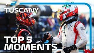 Top 5 Formula 2 Moments | 2020 Tuscan Grand Prix