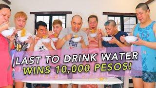 LAST TO DRINK WATER WINS 10,000 PESOS | CHAD KINIS VLOGS