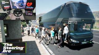 Tourist Bus Simulator - Neoplan Skyliner "4K" | Thrustmaster TX Steering Wheel Gameplay