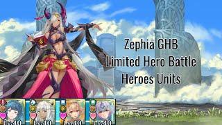 Fire Emblem Heroes - Zephia GHB Limited Hero Battle INFERNAL - Heroes Units