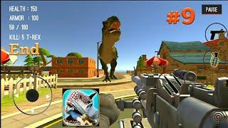 Serangan T-rex Dinosour hunter dino city eps 9 - M.A Gamer