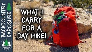 My ESSENTIAL GEAR For Day Hiking!