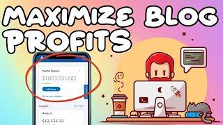 How To Maximize Profits On Your Blog Niche Site!