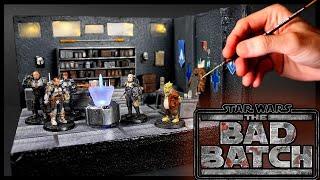 Star Wars Diorama - The Bad Batch in Cids Office