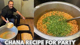 Chana Recipe For Party | चना रेसिपी | Bulk Mein Chole Masala Recipe Kaise Banaye | Chana Masala