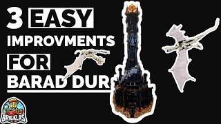 3 Ways to IMPROVE the LEGO Barad Dur Set! LEGO Lord of the rings 10333 Barad Dur