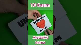 10 Kasım Atatürk'ü Anma Günü Resmi #10kasım #atatürk #mustafakemalatatürk #çizim #resim  #shorts