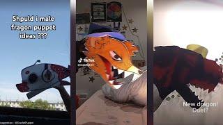 Paper Dragon Puppet TikTok Compilation! 16