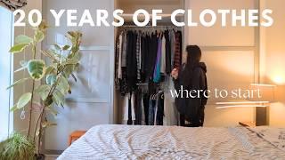 I kept these clothes for 20 years