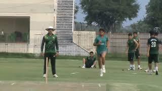 pakistan upcoming fastest bowler Bilal shah net prictase one of the real fast bowler action