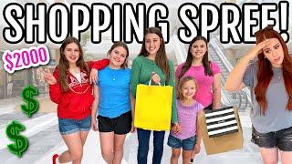 BACK to SCHOOL CLOTHES SHOPPiNG w/ MY 6 KiDS & TEENS 2024! *this took all day*