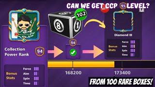 I Spent $500 Cash Opening 100 Rare Boxes in 8 Ball Pool Trying to Get 95 CCP