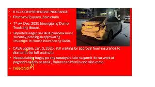 NASAAN ANG HUSTISYA!!!.  Dapat bang may managot? Sino may sala? CASA or Insurance Company!