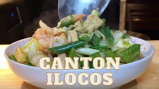 THE PANCIT CANTON NOODLES WERE FROM ILOCOS NORTE AND I LOVED IT!