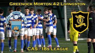 HIGHLIGHTS: Greenock Morton u18s 4-2 Livingston u18s - CAS 18s League - 18/10/24