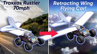 FLYING RC car with FOLD OUT wings | Part one