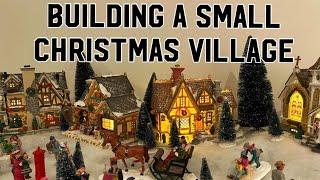 How to build a small Christmas Village for 2022 |How to make a Lemax Christmas Village for beginners