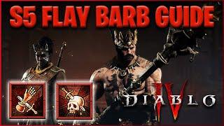 S5 Flay Barb Build - Fast Bosskiller & Easy Pits! [Diablo 4 Character Guide]