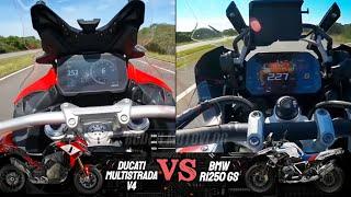 Ducati Multistrada V4 ️ BMW R1250 GS | Top Speed & Acceleration 