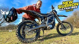 NEW MEGA POWERFUL 21KW SURRON ULTRA BEE - PETROL BIKE DESTROYER!