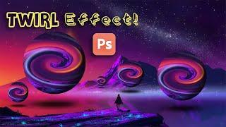 Photoshop Tutorial | How to Create Twirl Effect In Photoshop Lets Design Together Uzair khan