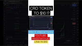 #CRO #Crypto Price Prediction! Full vid on Youtube: investwithjo #cryptodotcom #cryptocom #crotoken