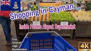 Shopping in Cayman - Inside Fosters Airport Supermarket