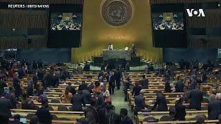 En bref: l'Assemblée générale de l'ONU