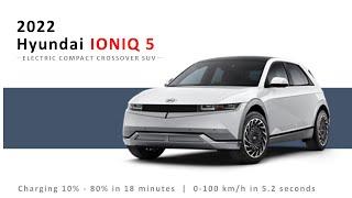 2022 Hyundai IONIQ 5 Electric Crossover -  Highlights, Features, Exterior and Interior reviews.