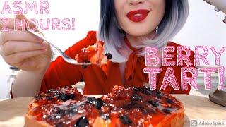 ASMR Eating  Berry Tart! 2 Hour Relaxing Sounds | No Talking | Joy Chew  音フェチ