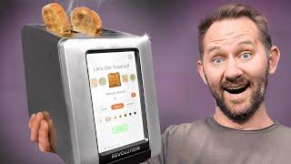 Trying A $350 Piece of Toast! | 10 Crazy Food Gadgets!