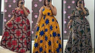 LATEST ANKARA DRESSES GOWN FOR CLASSY FASHIONABLE LADIES