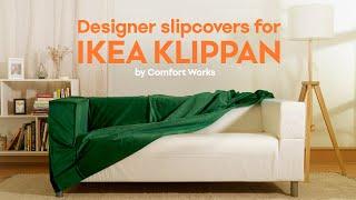 Transform Your IKEA Klippan with Easy-to-Install Sofa Slipcovers | Comfort Works