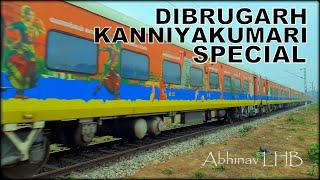 06104 Dibrugarh-Kanniyakumari Superfast Special | NER LHB Rake | 11 AC Economy,3-AC 3 Tier,2-Sleeper