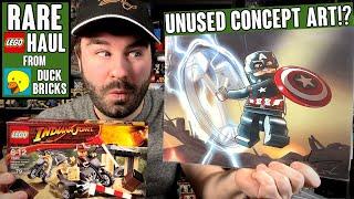 Rare LEGO MARVEL CONCEPT ART?! - An INSANE Haul from Denmark (Thanks to @DuckBricks)