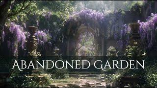 ABANDONED PALACE GARDEN Ambience and Music | peaceful spring afternoon in a forgotten garden