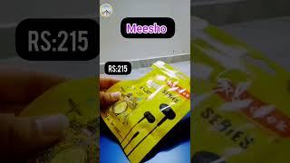 ROBOTEK HF-301 in-EarWired Earphones with Mic |just Rs:215 earphones from meesho|| #shorts #earphone