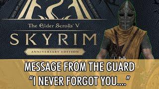 Skyrim's 10th Anniversary - Message from the Whiterun Guard