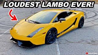 Driving World's Loudest Lamborghini vs Tunnel Revving, Acceleration, Flyby & Downshifts F1 Sound
