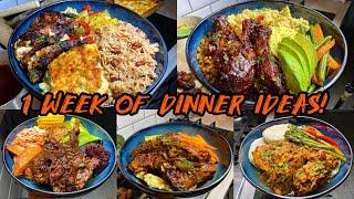 One week of Dinner Ideas! What to cook for one week!