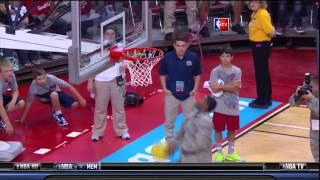Hardwood Diagnostic - Air Force Windmill Dunk at Team USA Scrimmage (7-25-13)