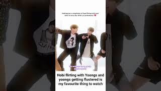 Hobi flirting with Yoongs and yoongs getting flustered is my favourite thing to watch  ️