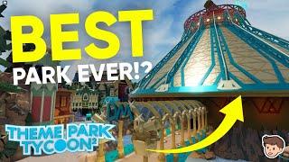  Theme Park Tycoon 2 BEST ROLLER COASTER In Disneyland! | Showcase | Kosii