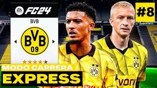 RECONSTRUIMOS al DORTMUND con JADON SANCHO! | FC 24 Modo Carrera Express: Borussia Dortmund #8