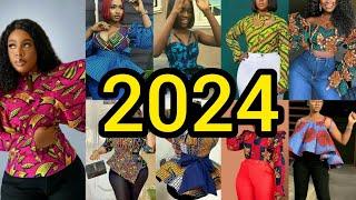  Hottest and elegant Ankara styles to rock in 2024 | Ankara peplum tops for ladies | Ankara styles