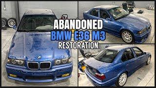 Restoring An ABANDONED BMW E36 M3 Bought at Auction! | MAD DETAILING