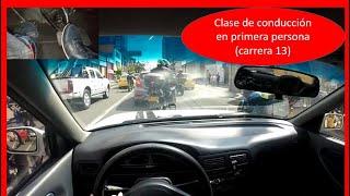 Clase de conducir en tráfico/ situaciones cotidianas para aprendices ¿Cómo conducir un auto?